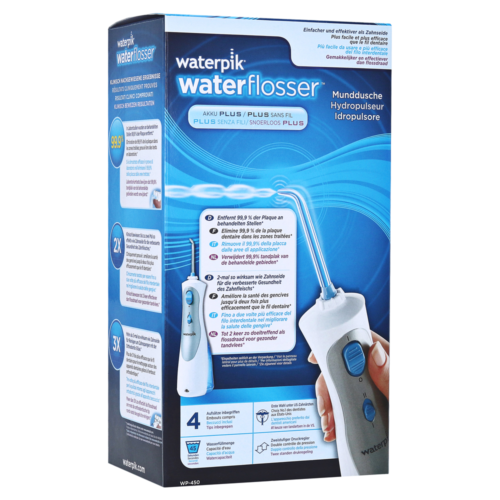 WATERPIK Cordless Plus Munddusche white WP-450E WATERPIK Cordless Plus Munddusche white WP-450E